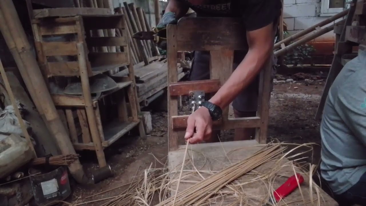 Bikin ruji sangkar burung murai diameter 60 #kerajinan #sangkarburung #bambo