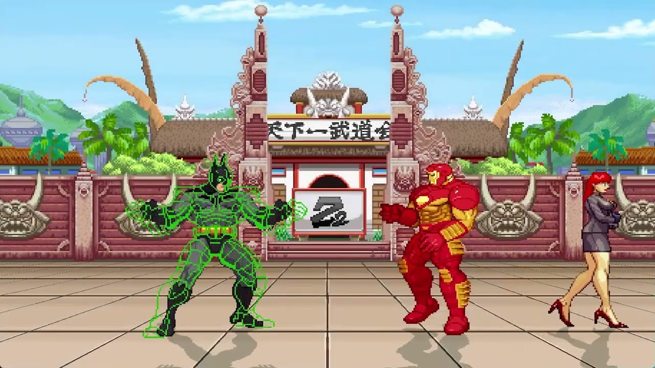 BATMAN VS IRONMAN | INSANELY EPIC MUGEN BATTLE