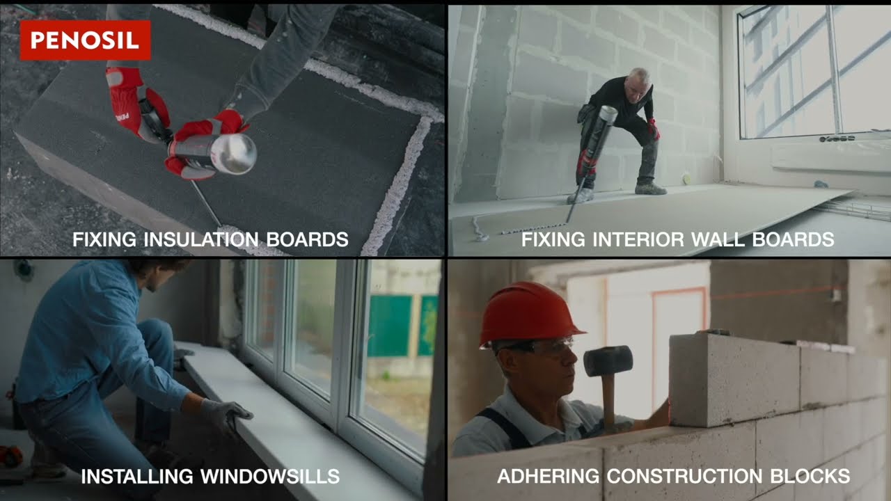 Where to use foam adhesive?