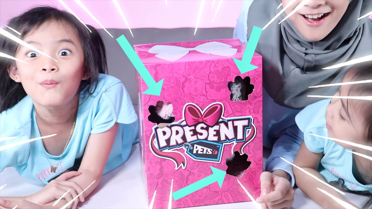 Unboxing PRESENT PETS | MAINAN ANAK BISA BUKA KOTAKNYA SENDIRI | dari Toyspedia Lifia Niala Elsa