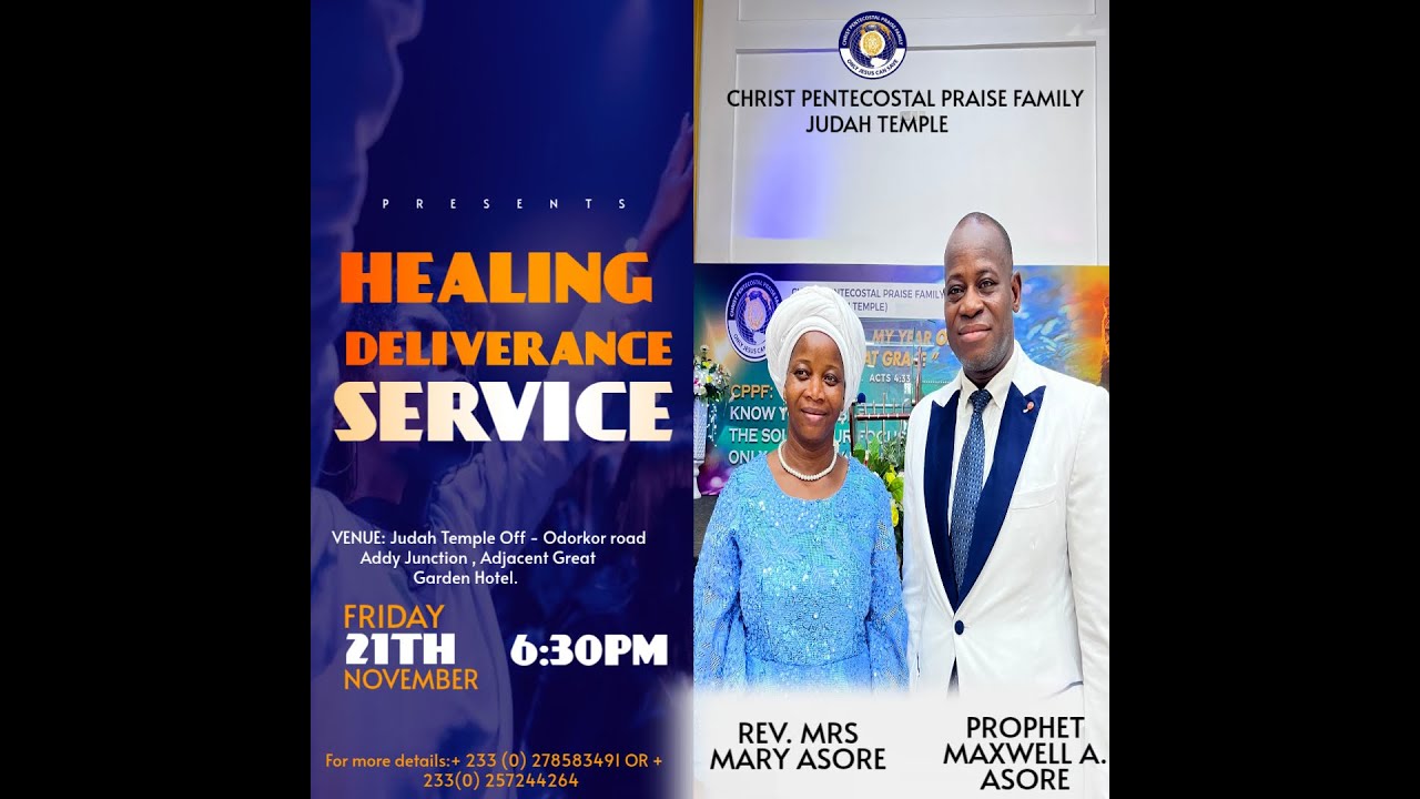 HEALING & DELIVERANCE SERVICE || JUDAH TEMPLE
