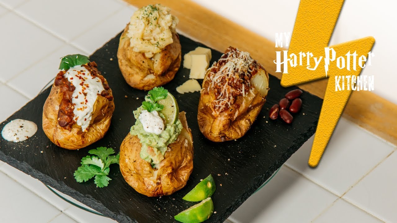 Hogwarts House JACKET POTATOES | My Harry Potter Kitchen (Ep. 52)