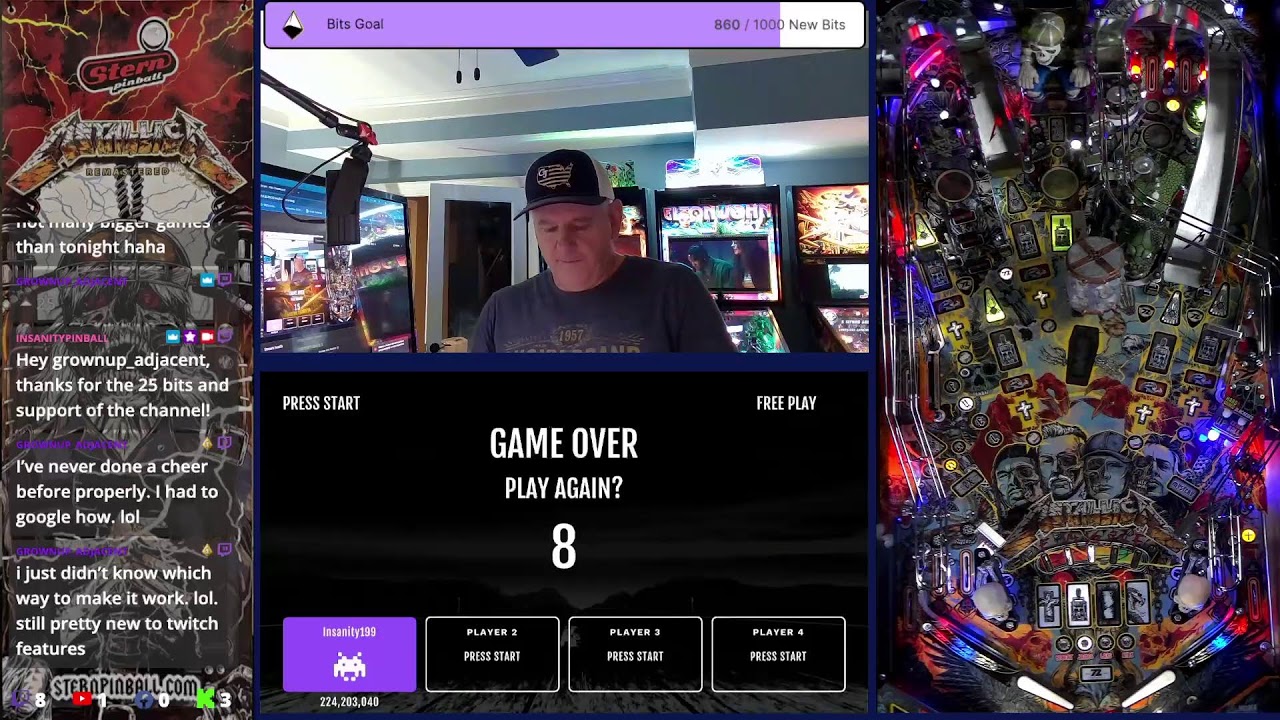Metallica Pinball - Casual Pre-Championship Game Stream