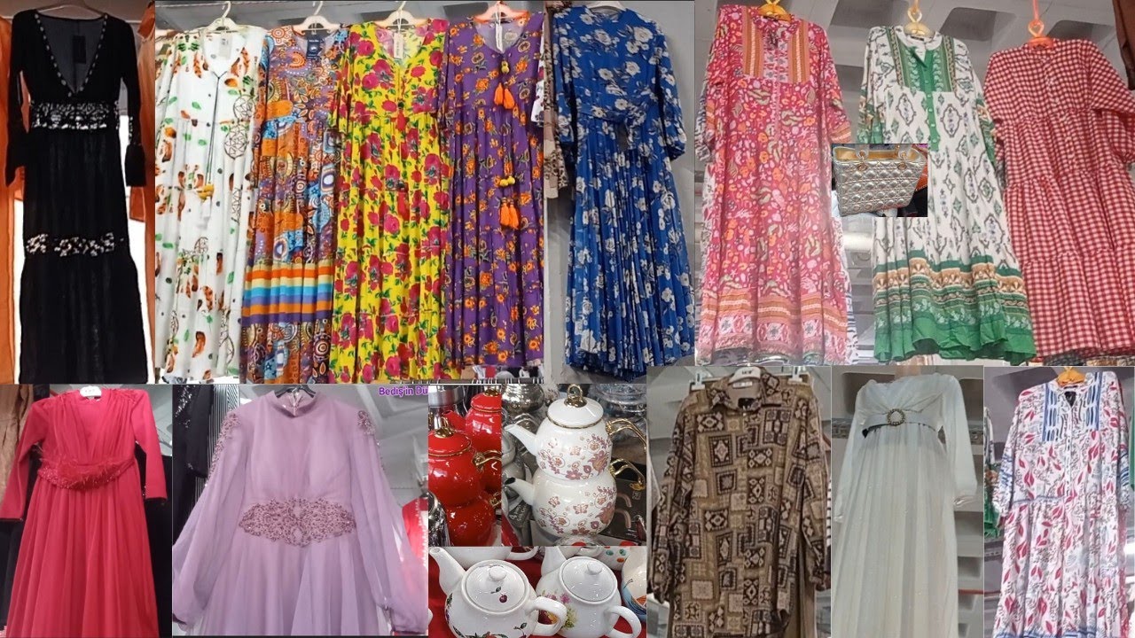 KADIKÖY SALI SOSYETE PAZARI 🎀 GÖMLEKLER 150 TL,ELBİSELER 250 TL,NEVRESİMLER, PERDELER🎀 #vlog #vlogs