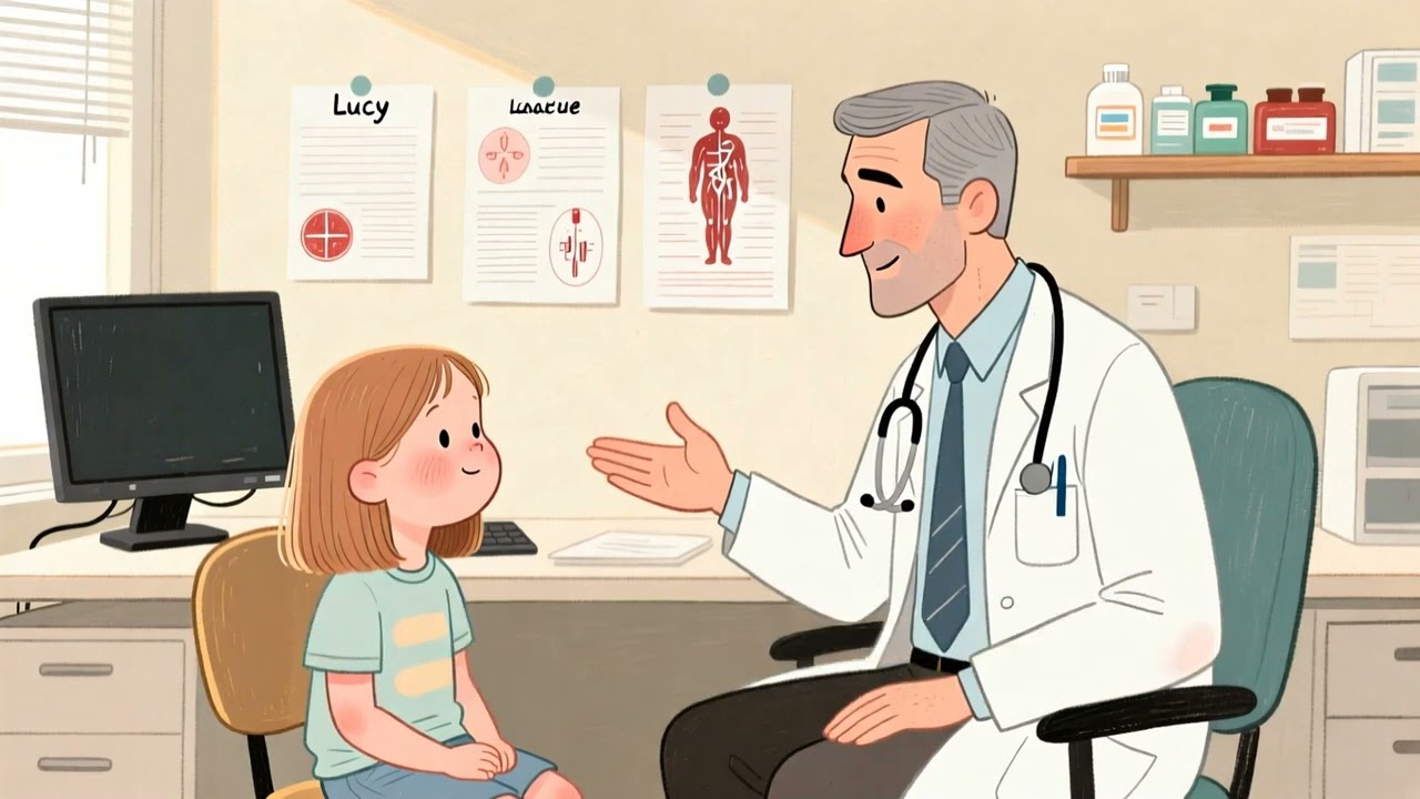 تعلم الإنجليزية قصة مسلية لتعلم الأمراض بالإنجليزية ووصف حالتك الصحية