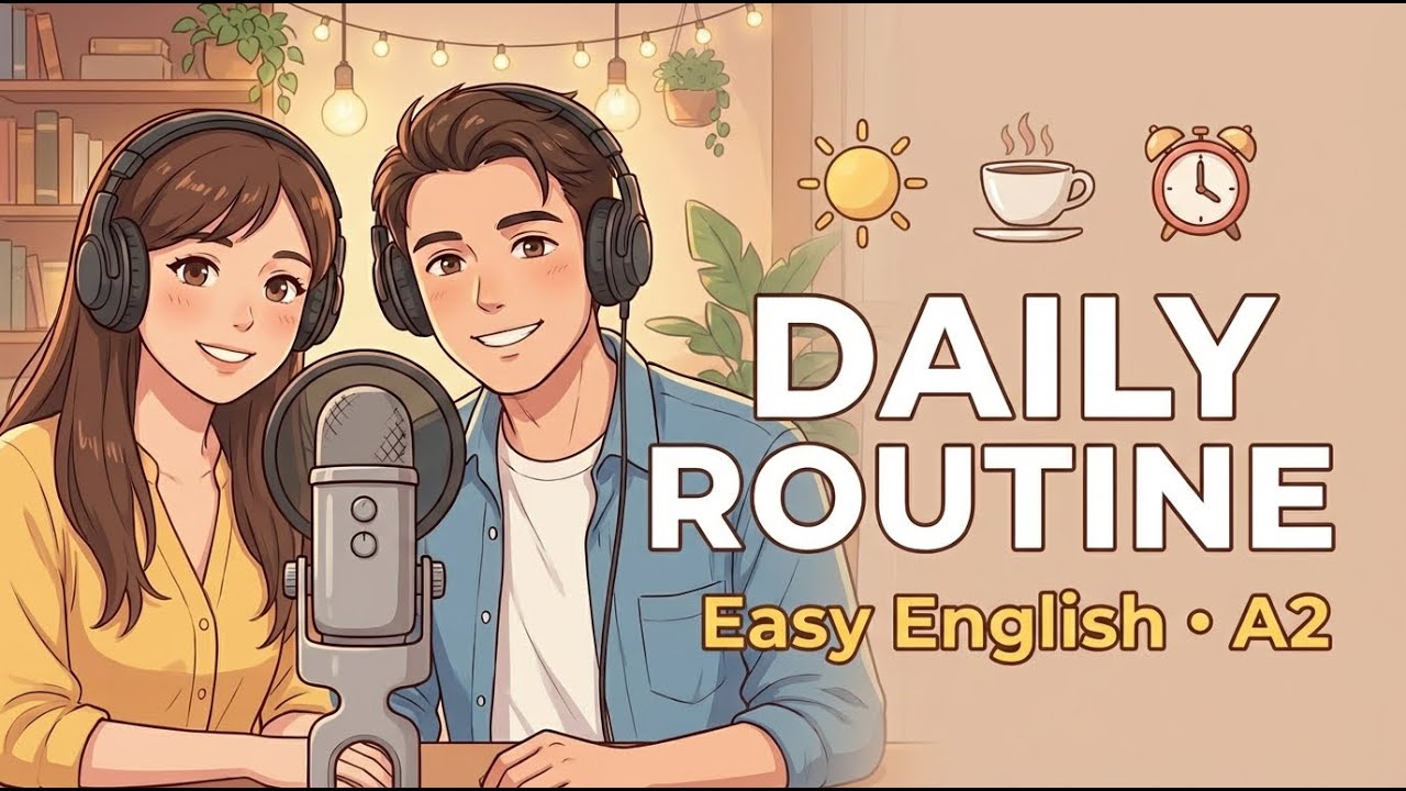 Daily Routine in English (A2) | Talk Today Podcast | Listening + Speaking