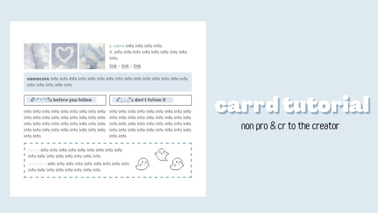 tutorial on this carrd | © to creator