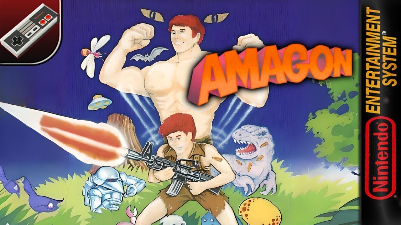 Playing Amagon NES 1988
