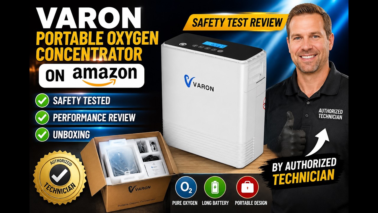 Varon Portable Oxygen Concentrator on Amazon: Safety Test Review, Unboxing by Authorized Technician