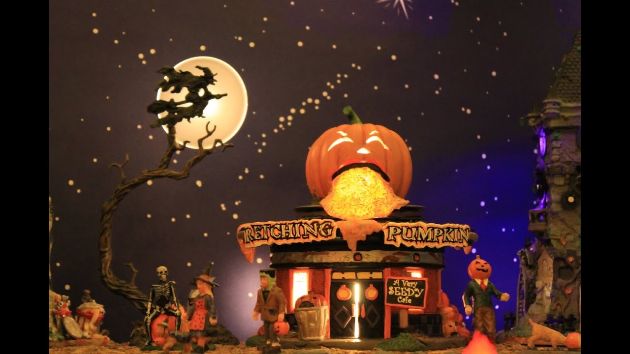 My Halloween Village Display V.2 with Lemax and Dept 56