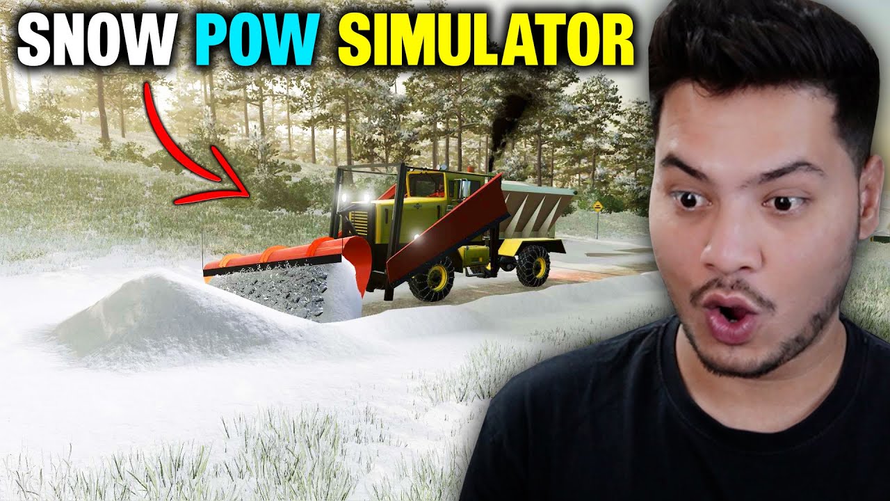 I MADE MILLIONS BY REMOVING SNOW - ROBLOX - SNOW PLOW SIMULATOR