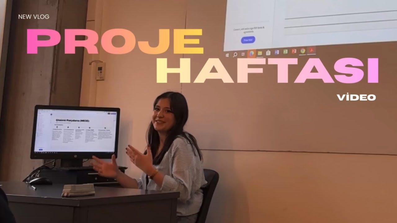 Proje Haftası vlog (proje hariç her şey) 🎉📚🪩