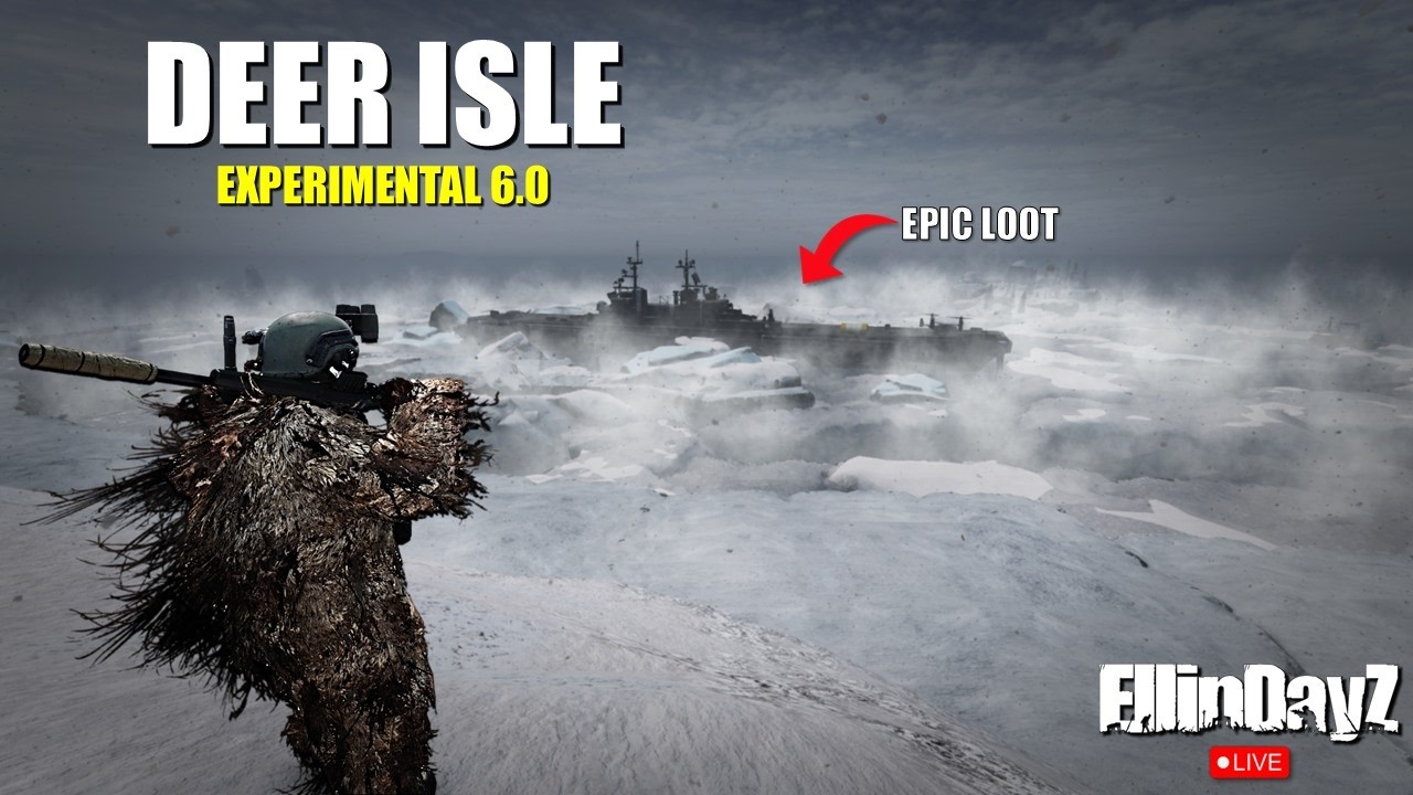 Deer Isle 6.0 Questing | Arctic Temple and Carrier | DayZ Live in 1440p #dayz #survival #live