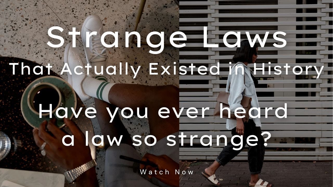 Strange Laws That Actually Existed in History | Bizarre Laws from History | Crazy Rules from Past