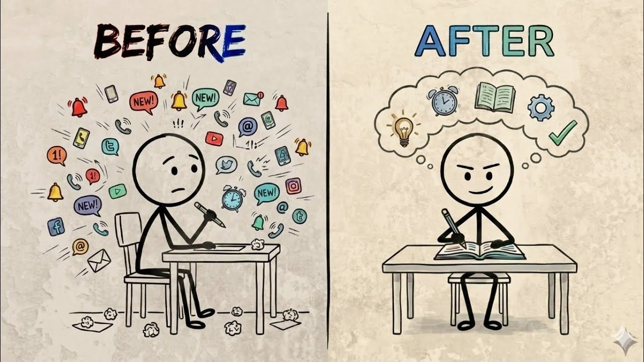 How Long Can You ACTUALLY Study Without Distraction? (Psychology Explained) || Not Fade up 