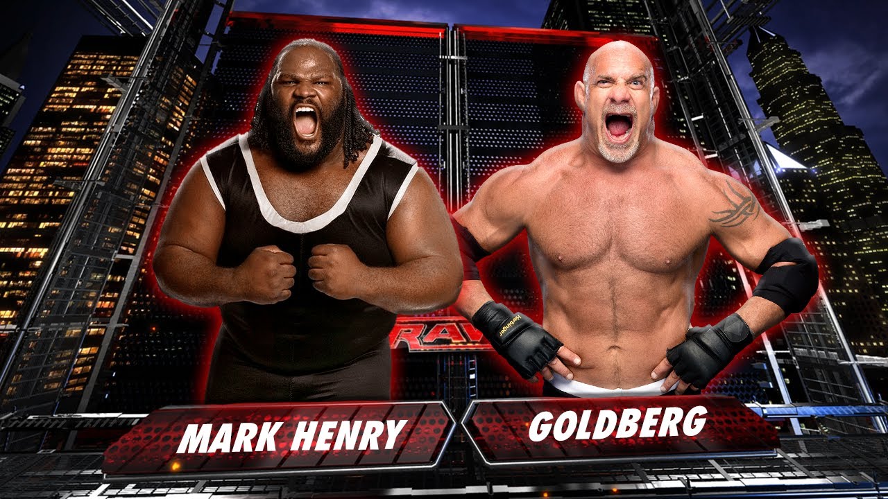 FULL MATCH -- MARK HENRY VS GOLDBERG HELL IN A CELL MATCH WWE 2K22