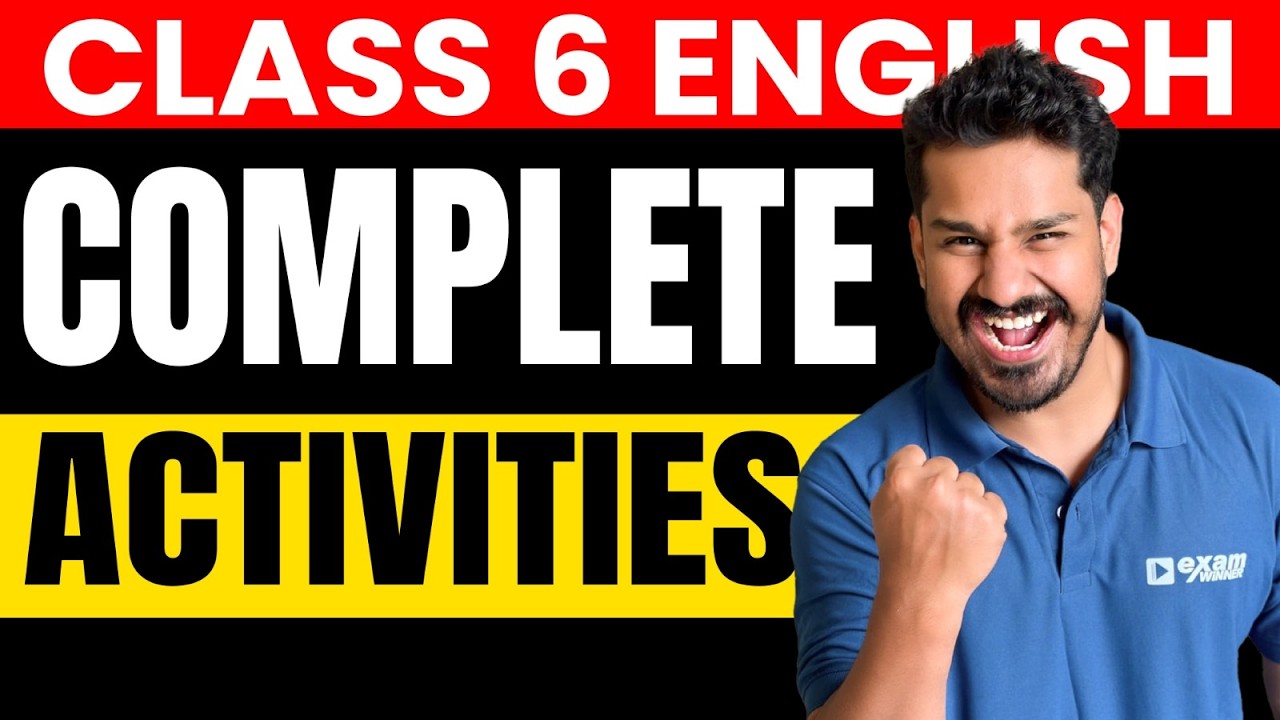 Class 6 Annual Exam | English | All Activities | Exam Winner