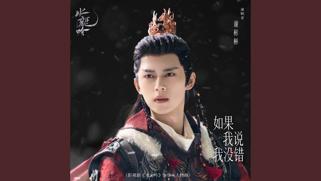 如果我说我没错（影视剧《水龙吟》余负人人物曲）
