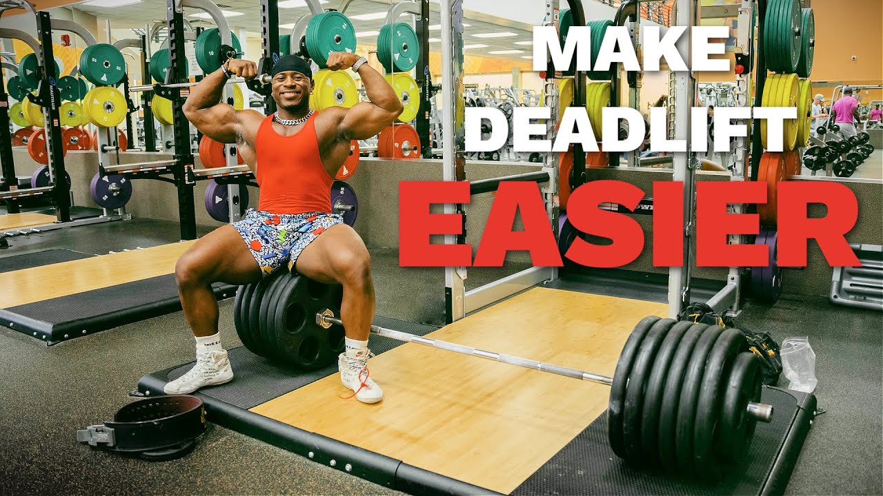 How to make deadlifting EASIER in a commercial gym
