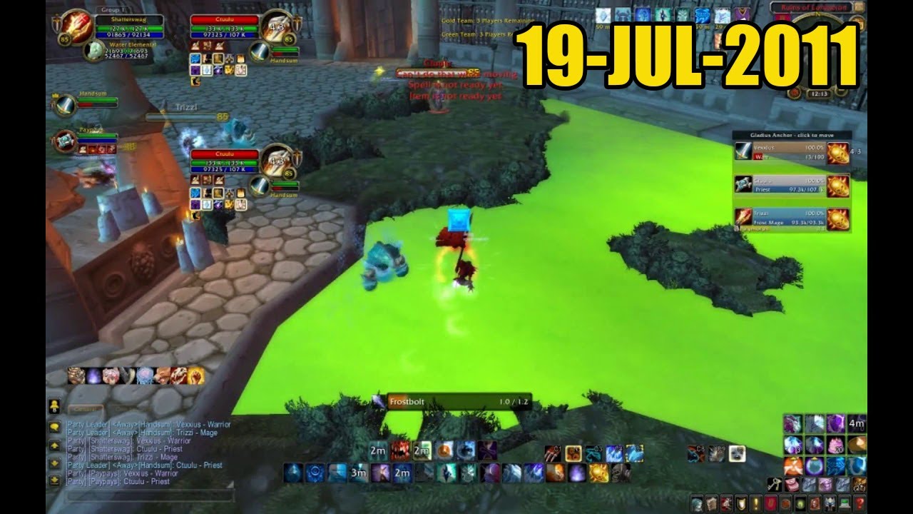 Cata PvP compilation - Gladiator 2800 mage - WMP [29-Jul-2011 video]