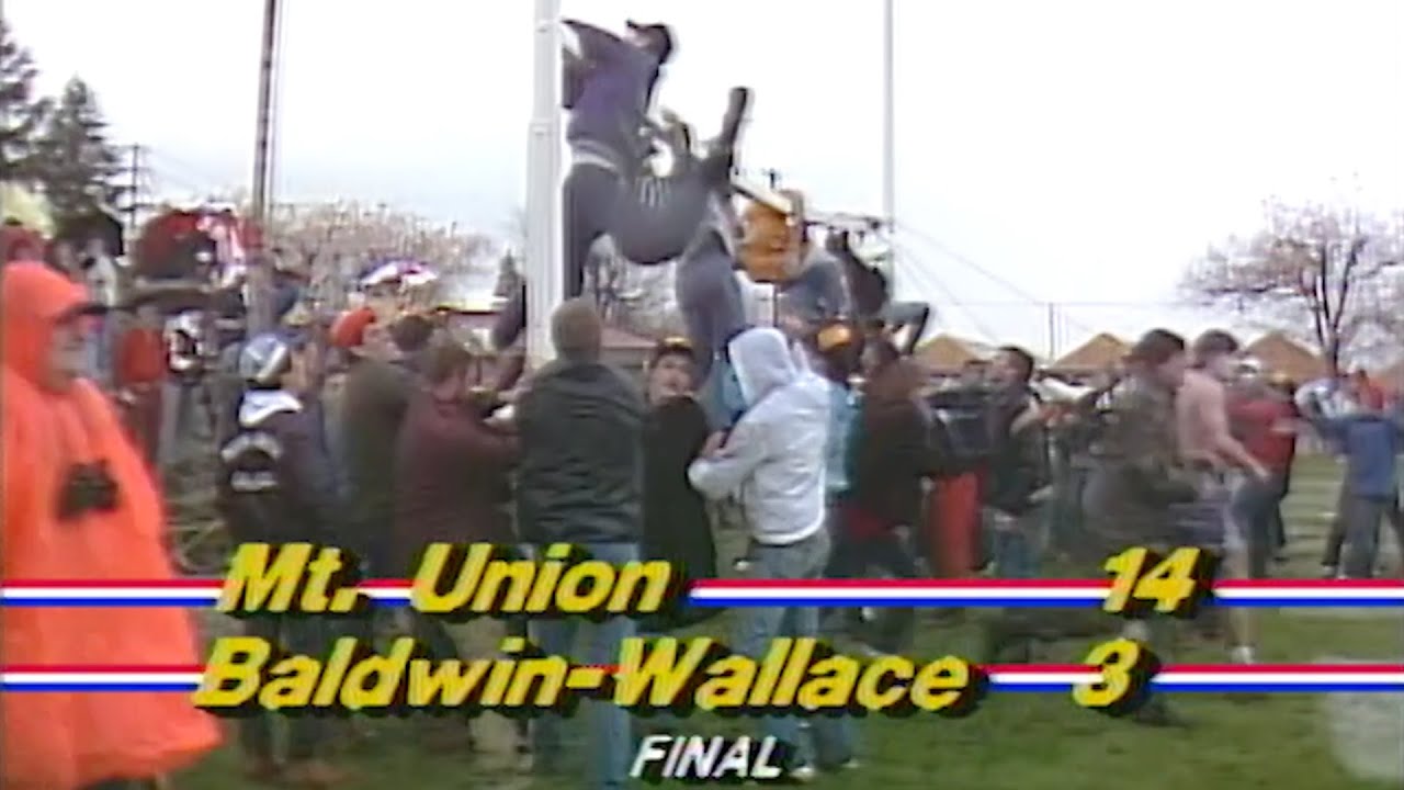 1985 Mount Union Football Wins First OAC Championship (Full Game)