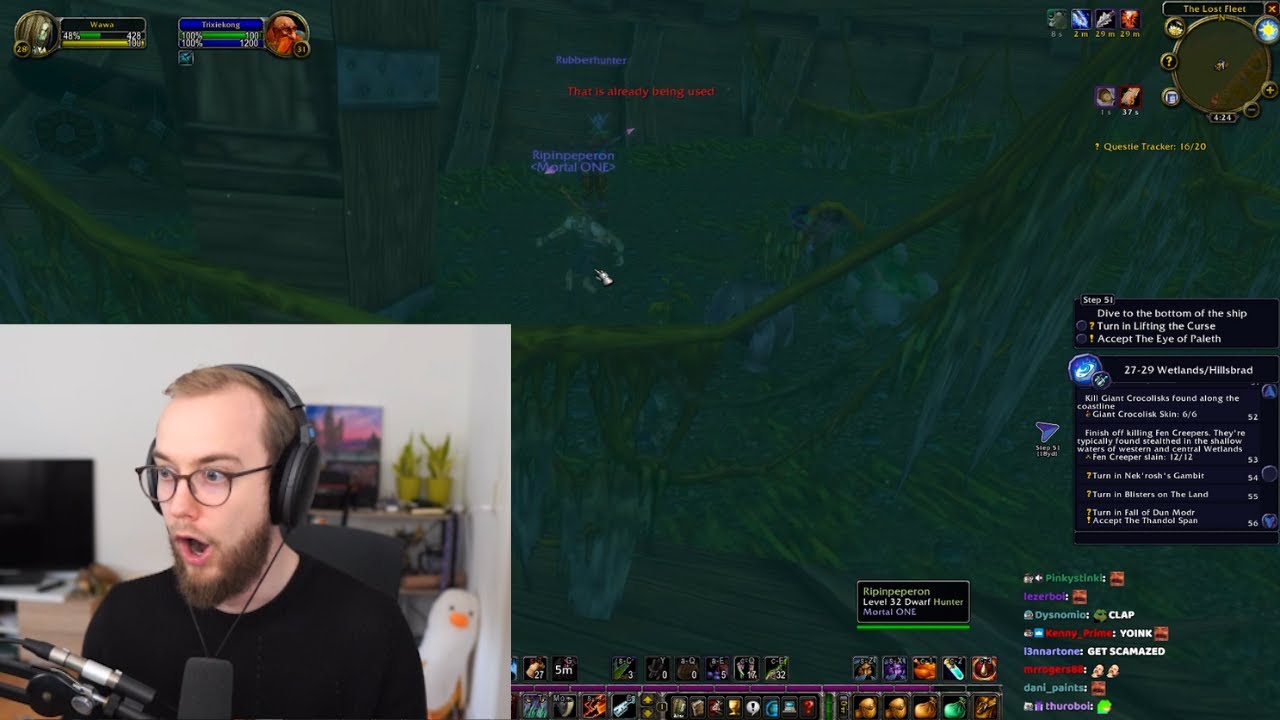 When Classic WoW karma strikes...