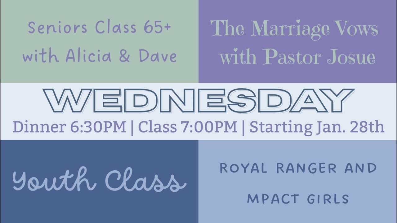 Wednesday Night Bible Study
