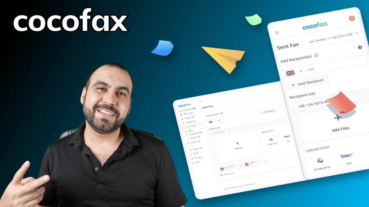 Need to send a FAX document via email, browser, mobile app? Check out Cocofax
