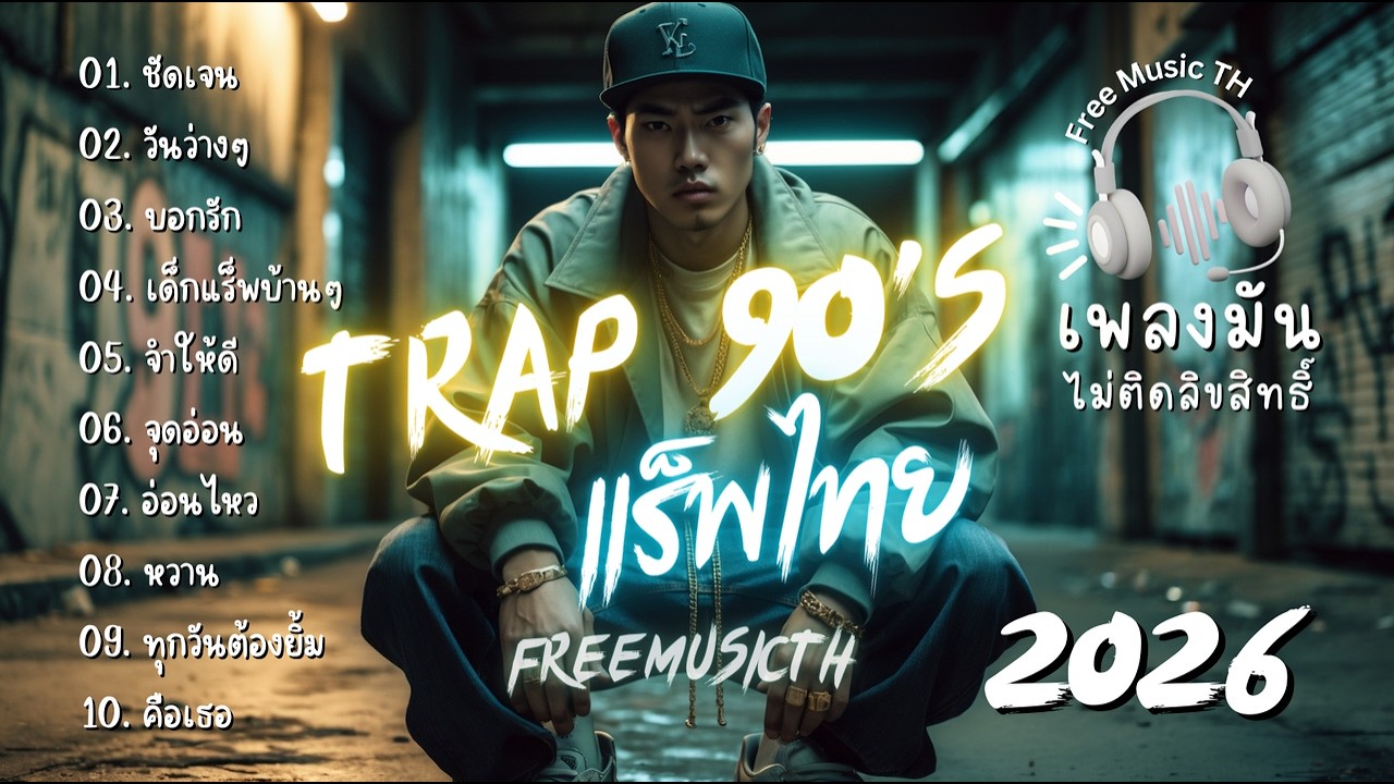 เพลงแร็พไทย 2026 - Trap 90’s เบสหนักๆ ไม่ติดลิขสิทธิ์ (FreeMusicTH)