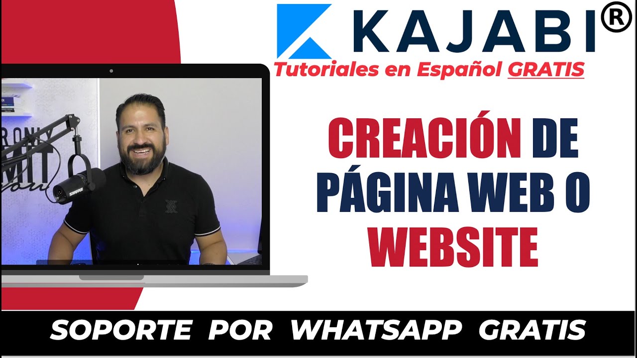 🛠️ C&oacute;mo crear tu p&aacute;gina web o website en Kajabi I Curso tutorial Kajabi en Espa&ntilde;ol