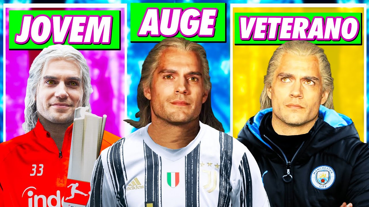 E se o WITCHER tivesse sido JOGADOR? Simulei a carreira dele ⚽ | Geralt de Rivia (The Witcher)
