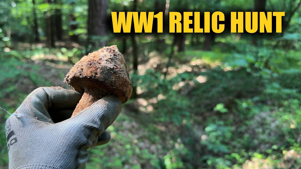 Searching a WW1 Battlefield  – Metal Detecting Finds