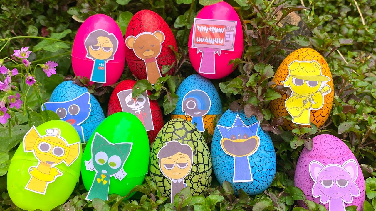 🎁Sprunki cube 🌈 Looking For Sprunki Eggs ✨ GGUESS which SURPRISE Eggs SPRUNKI Blind Box Unboxing 💖2