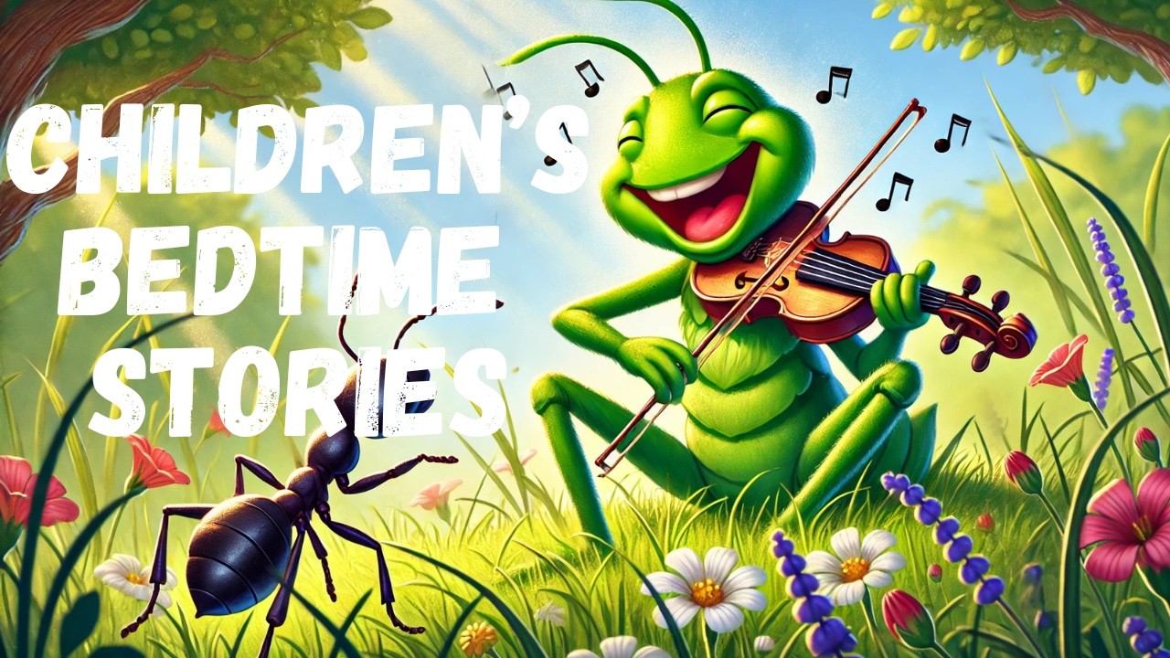 The Lazy Grasshopper's BIG Mistake | Bedtime Story for Kids