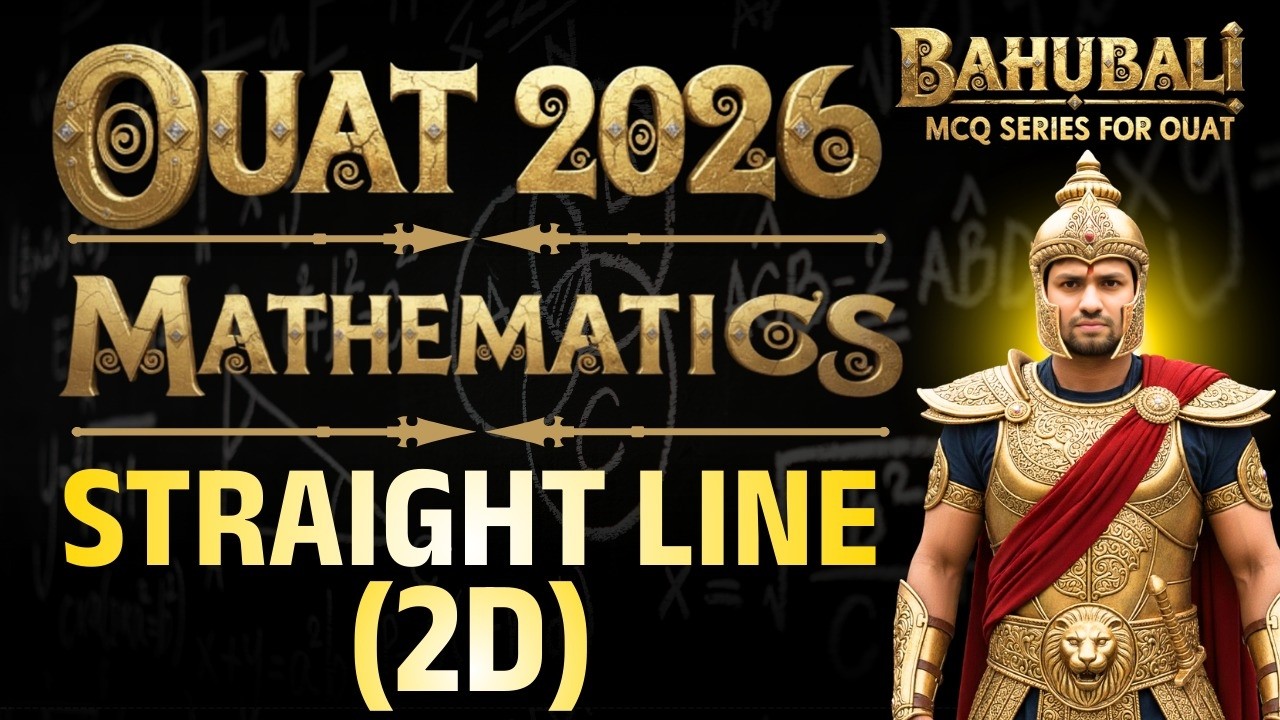 OUAT 2026 Mathematics 🔥 Most Important MCQs || Bahubali MCQ Series for OUAT Exam #ouat2026