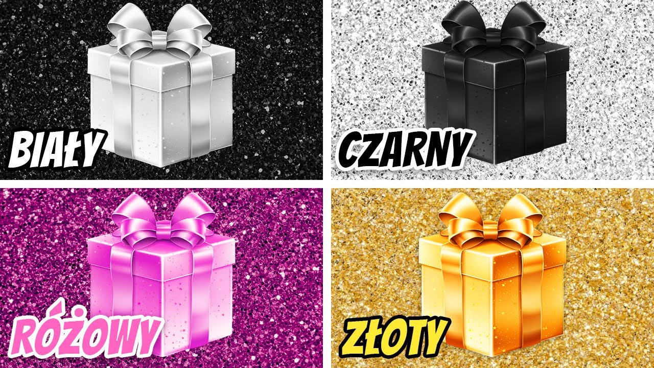 Wybierz Sw&oacute;j Prezent! 🎁 Jak bardzo masz szczęście? 🖤🤍🎀💛