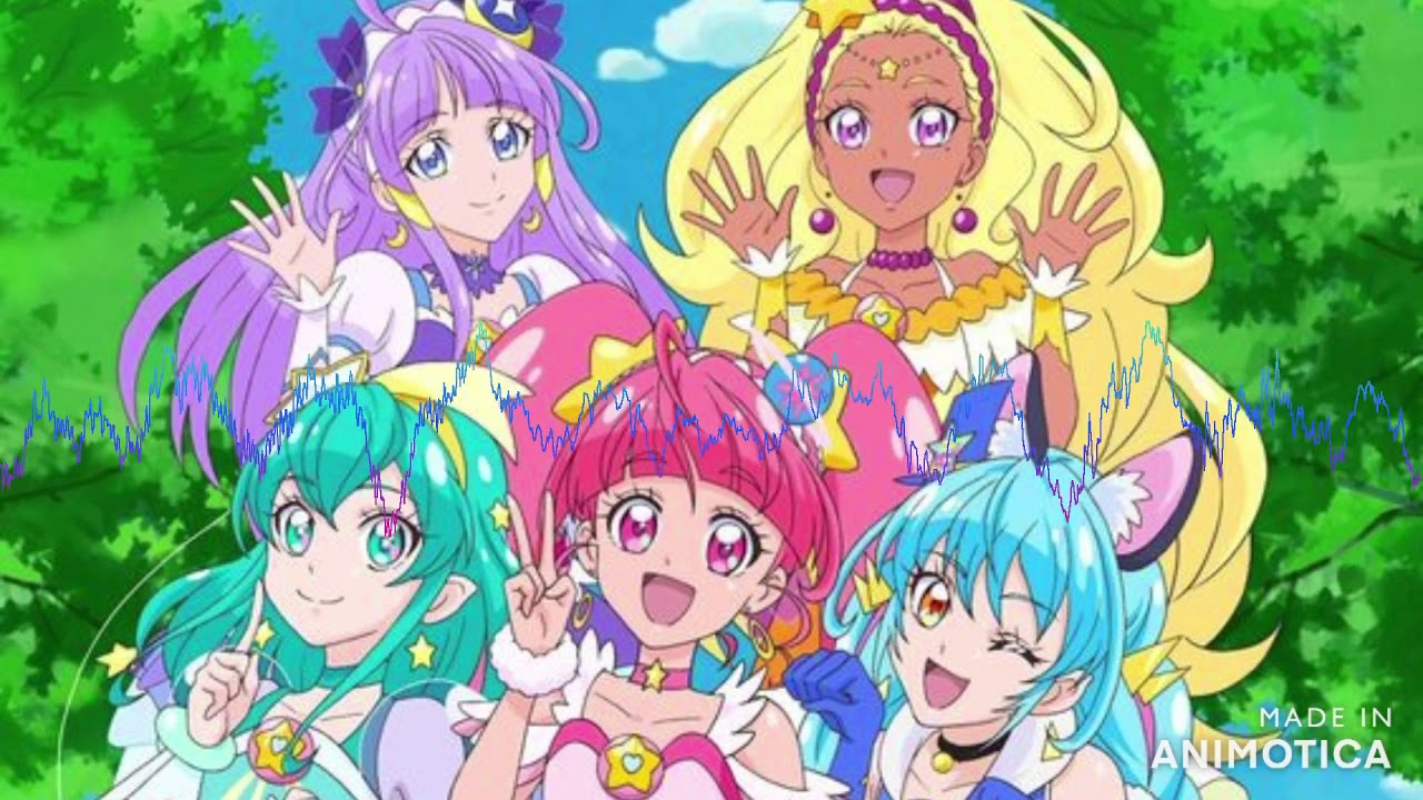 [nightcore] Star Twinkle Precure opening ~ 5 precure Ver
