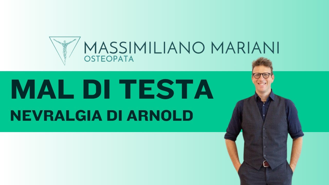 NEVRALGIA DI ARNOLD o nevralgia occipitale: quello che devi sapere