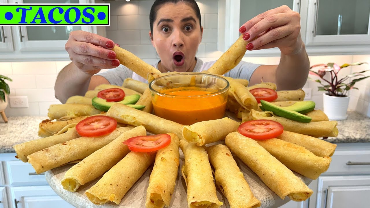 Tacos dorados de papa - 🎄🎅 Ya se que cocinar esta navidad!