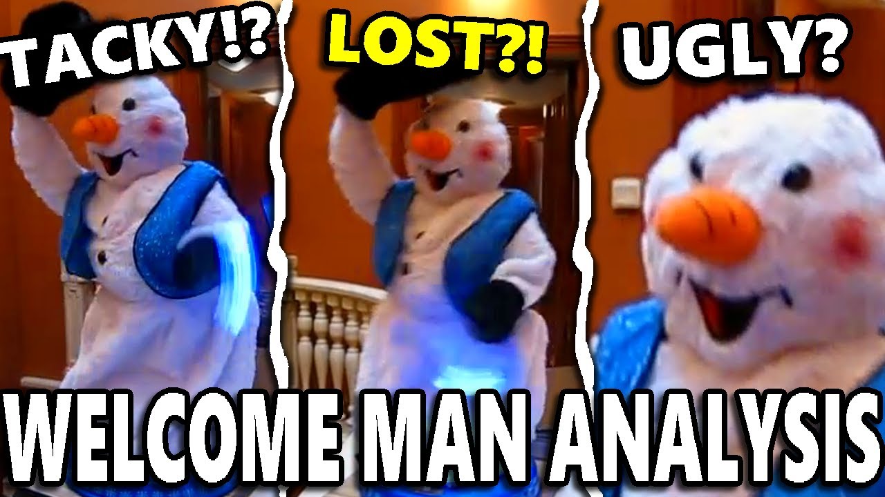 RARE SNOWFLAKE SPINNING SNOWMAN KNOCKOFF - Welcome Man ALL SECRETS & Easter Egg Analysis & Theory