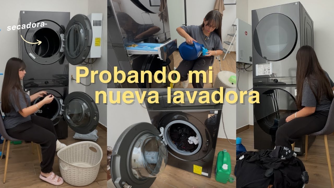 ✨¡Por fin mi NUEVA LAVADORA! | torre de lavado samsung con IA | ¿vale la pena?🧺😱🫧