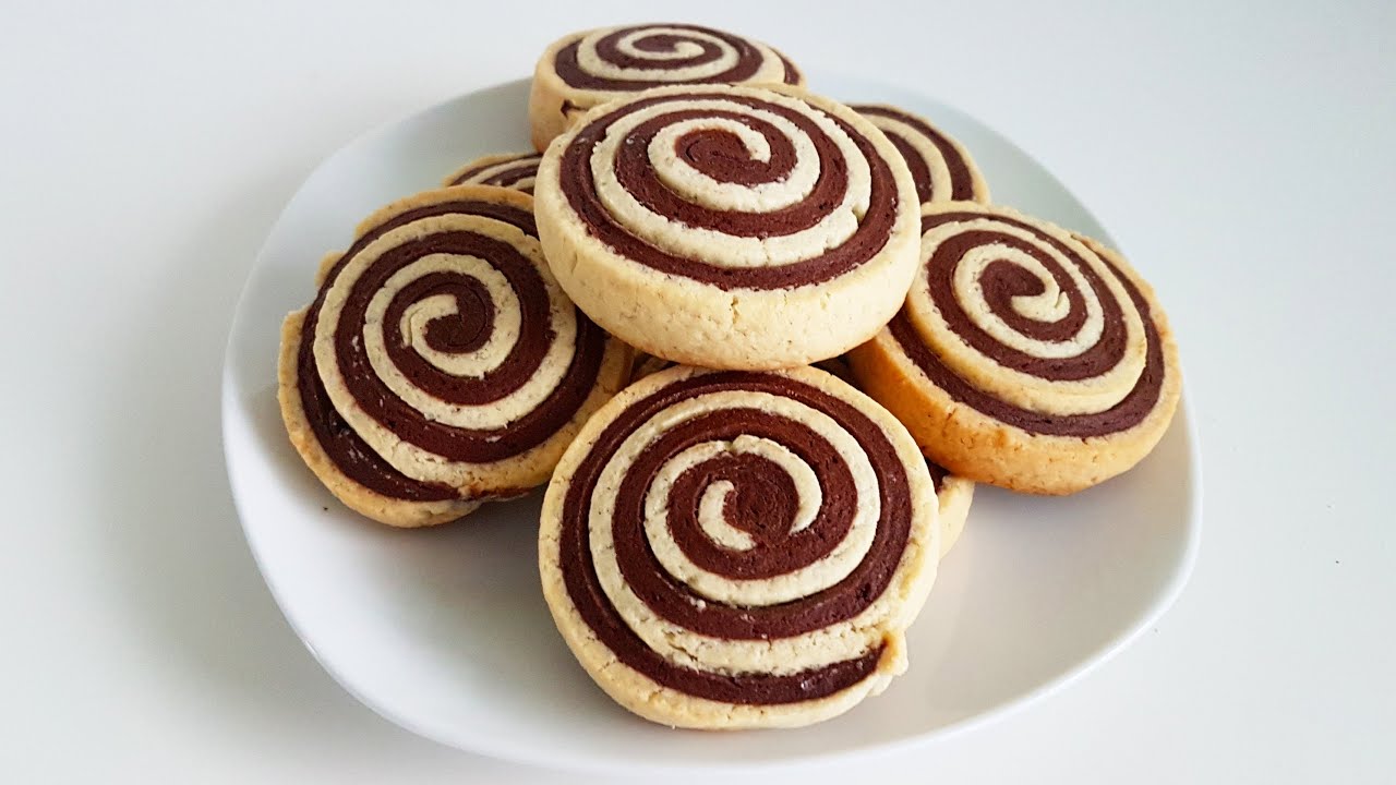 Schwarz Weiss Gebäck / Plätzchen backen