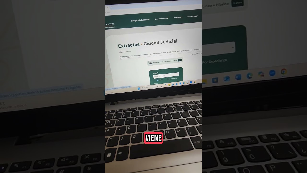 Bolet&iacute;n Judicial