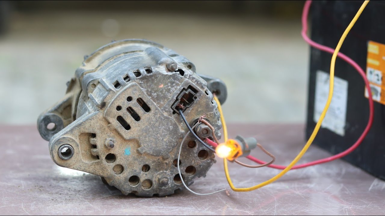 How To Connection 2 Pin Alternator / How To Wire 2 Pin Alternator Connection / 2 Pin Dynamo Wiring