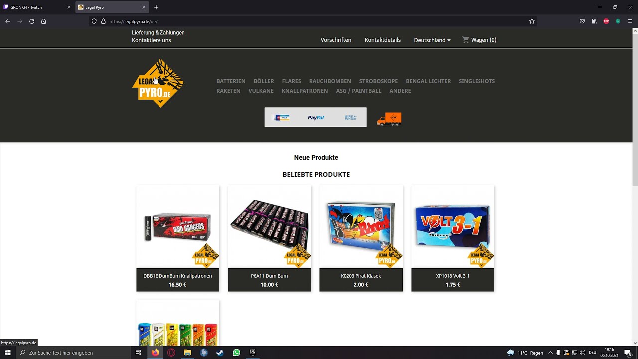Polenböller und Feuerwerk kaufen für Silvester /Polenböller kaufen/ Polenböller Shop Vorstellung