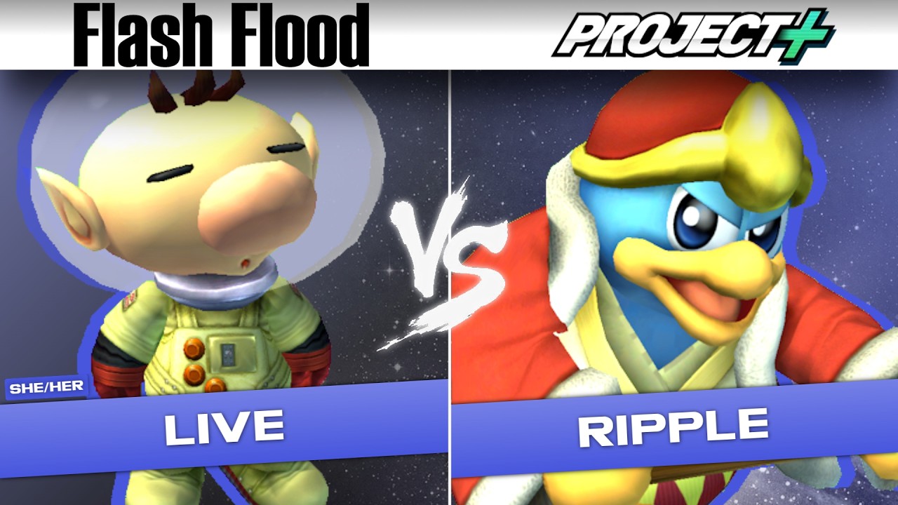 Flash Flood P+ LF: LIVE (Olimar) vs. Ripple (Dedede)