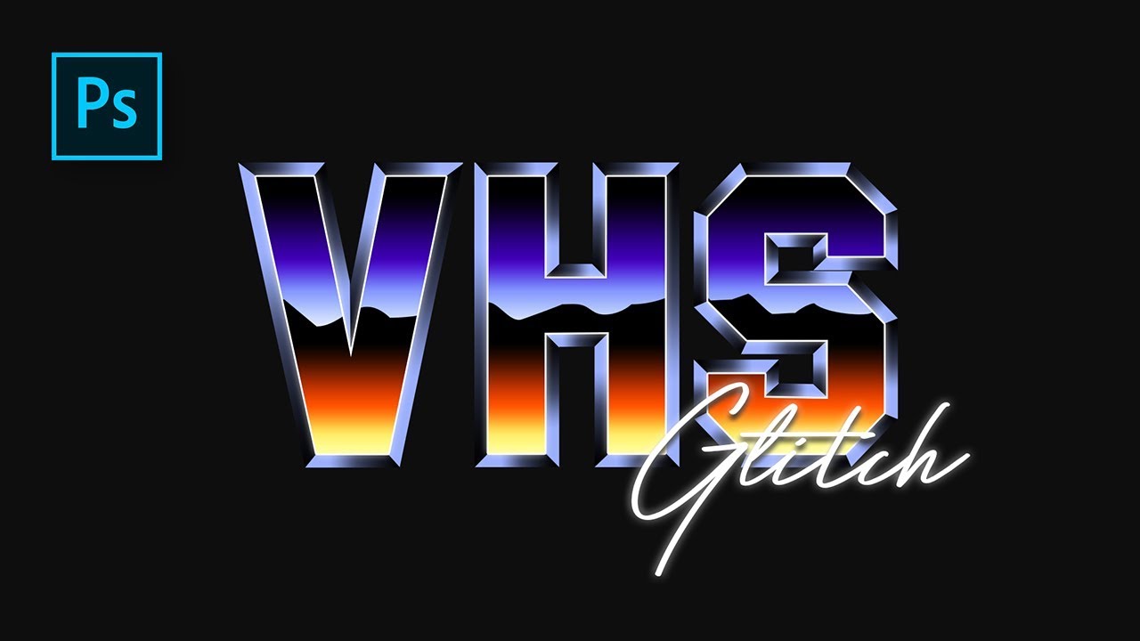 How to Create 80s Style Text Effect in photoshop - #Photoshop Tutorials