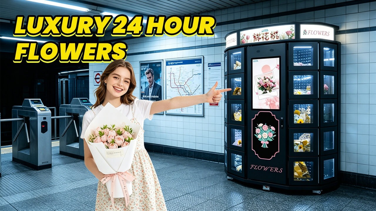 Luxury 24/7 Flower Vending Machine