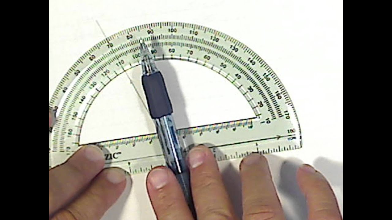 How to use a protractor