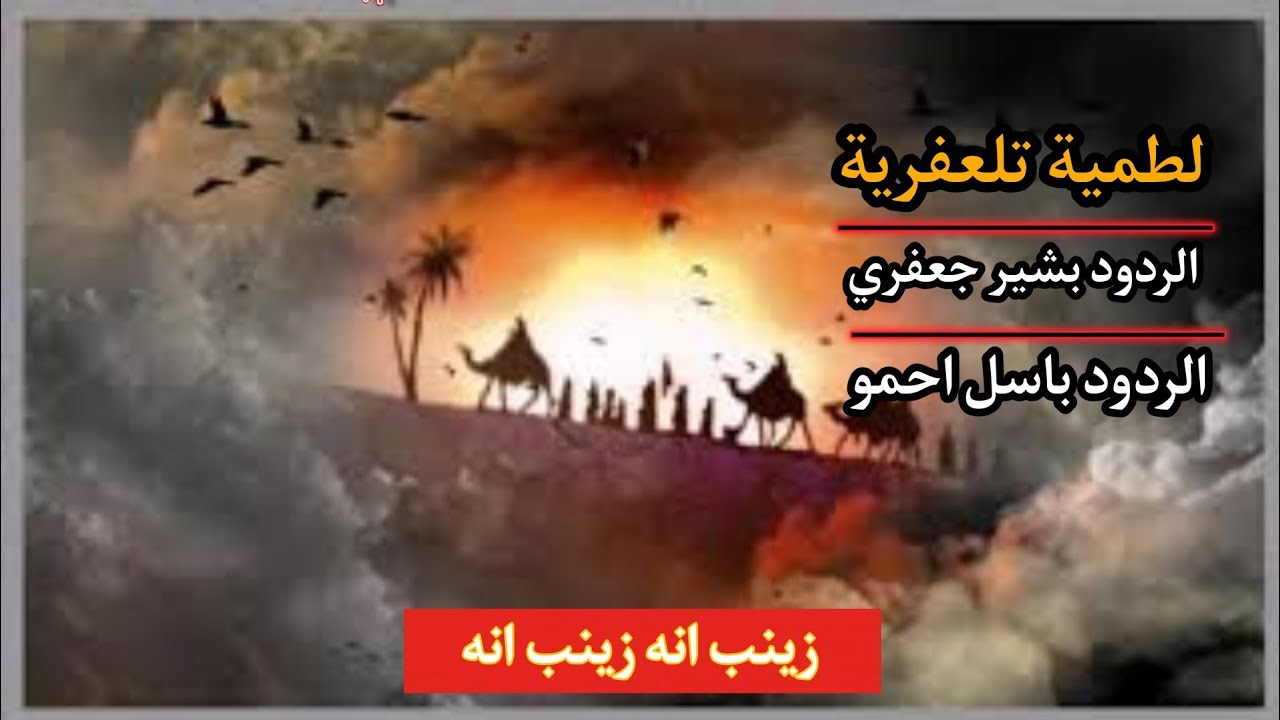 أجمل لطمية تلعفري||زينب انه|| 2022 الردود بشير جعفري الردود باسل احمو